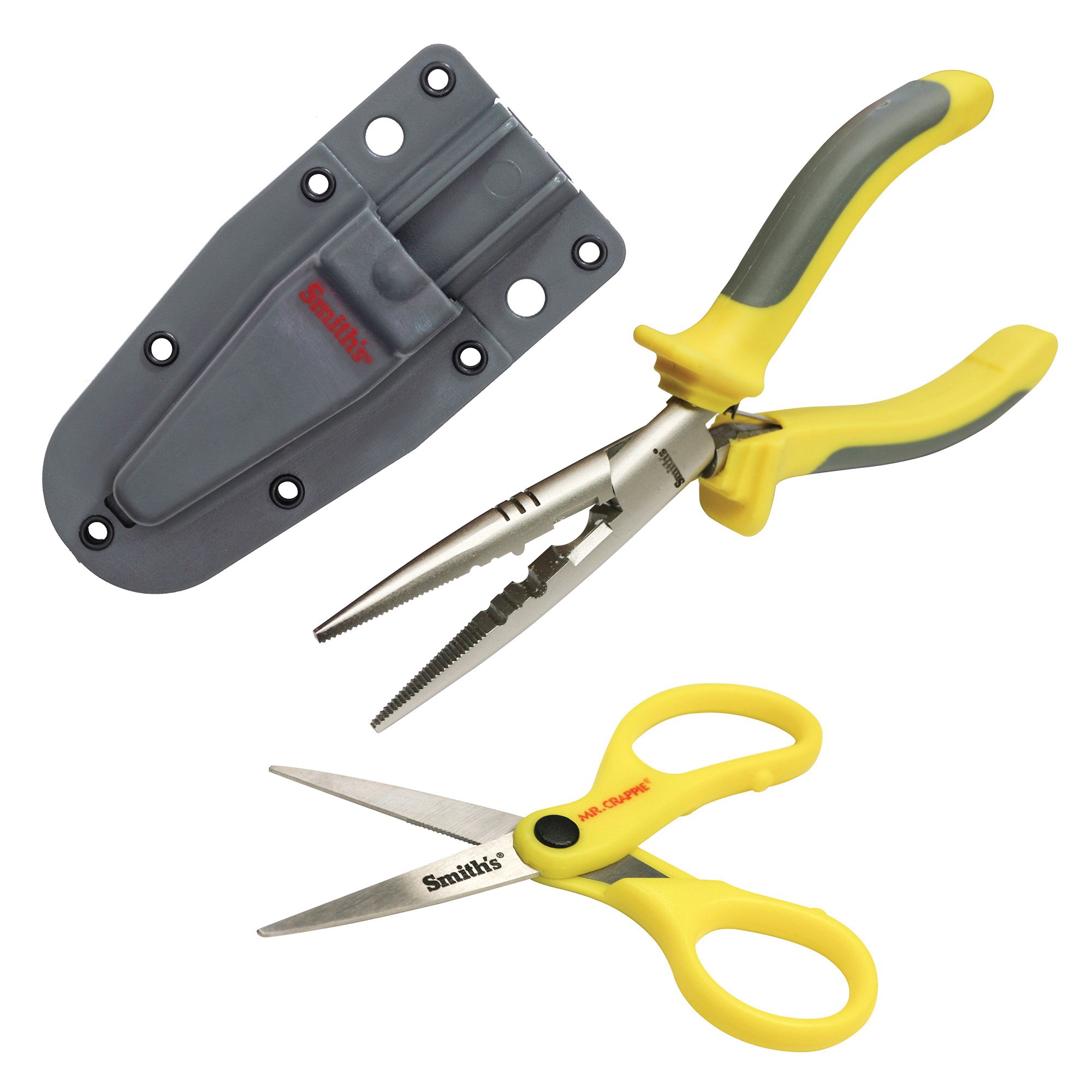 Smiths Products Mr. Crappie Pliers And Scissor Combo, Green/Yellow - 51297 - Smith's