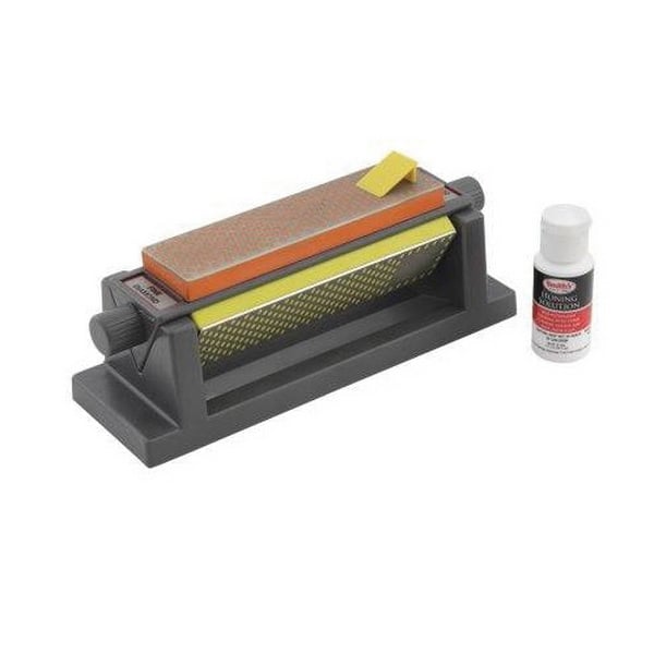 Smiths Products Diamond Tri-Hone Stone Sharpener, Gray - 50380 - Smith's