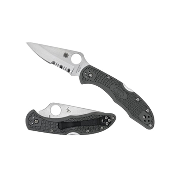 Spyderco Delica 4 Foliage Green Folding Knife with Versatile Drop Point - C11PSFG - Spyderco