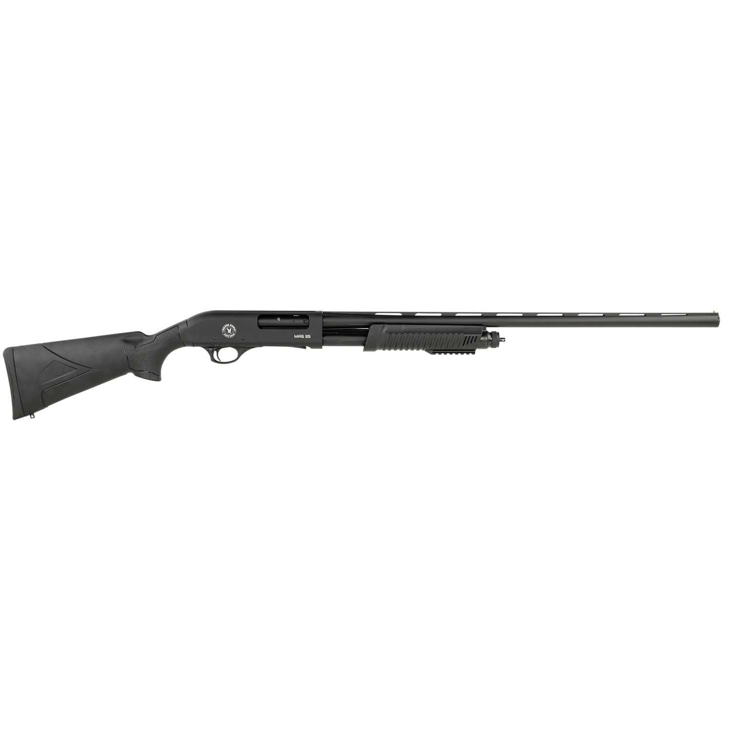 T R Imports MAG 35 12 Gauge 28" Pump Action Shotgun, Black - SMSYN1228 - Tr Imports
