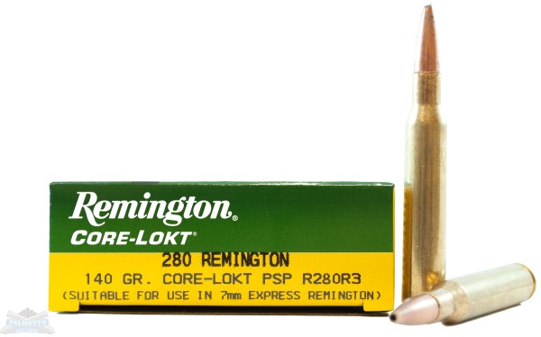 Remington 280 140gr Core-Lokt PSP Ammunition 20rds - R280R3