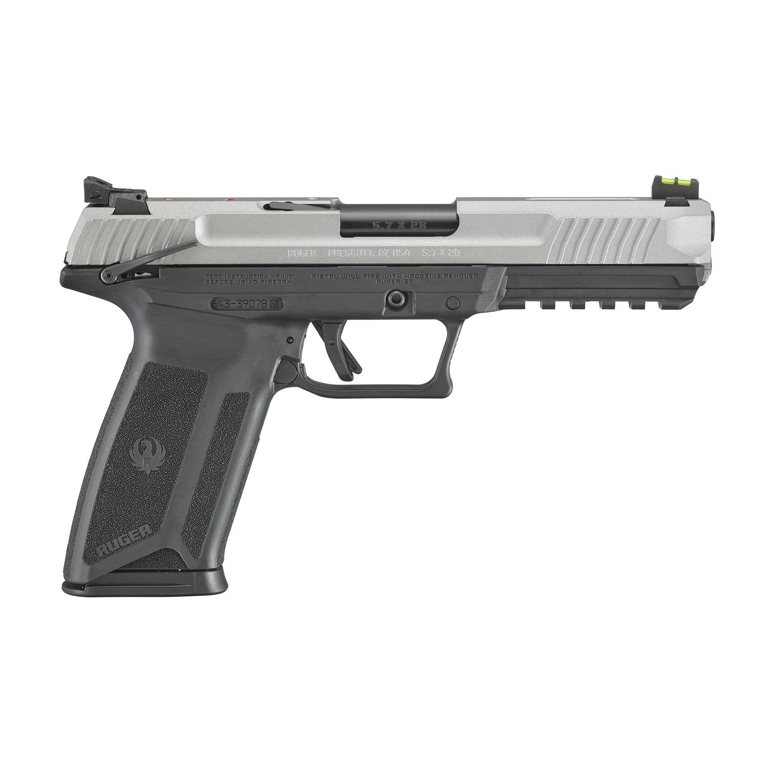 Ruger Ruger-5.7 5.7x28mm 4.94" 20+1rds, Black - 16408 - Ruger
