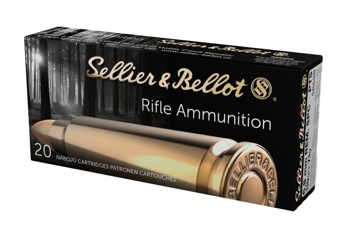 Sellier & Bellot 6.8mm SPC 110gr Plastic Point Ammunition 20rds - SB68B - Sellier & Bellot Ammunition
