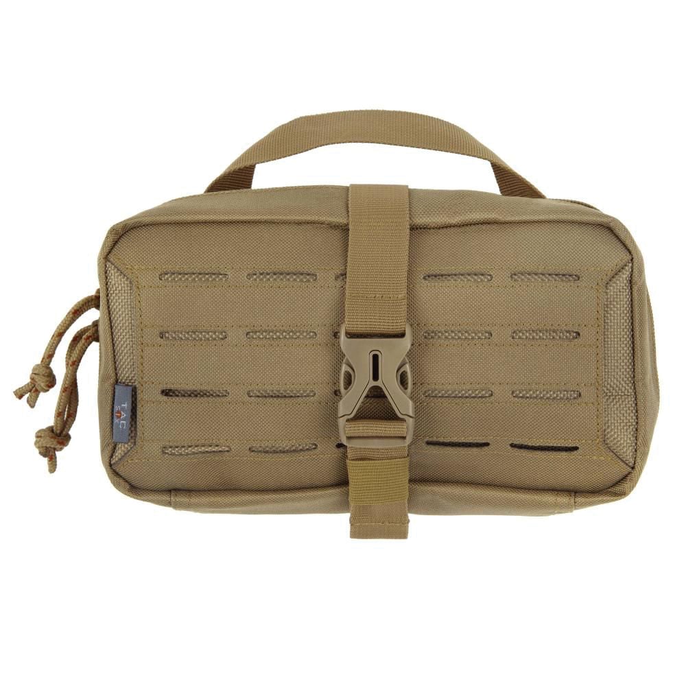 Tac Six Tactical Detachment 600D Polyester Accessory Pouch, Coyote - 10812 - Allen