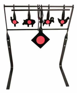 Champion .17 HMR/.22 WMR/.22LR Auto Reset Target, Red - Champion