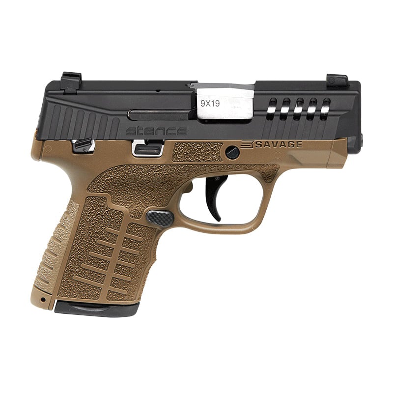 Savage Arms Stance 9mm 3.20" 8rds Pistol, Flat Dark Earth - 67006 - Savage Arms