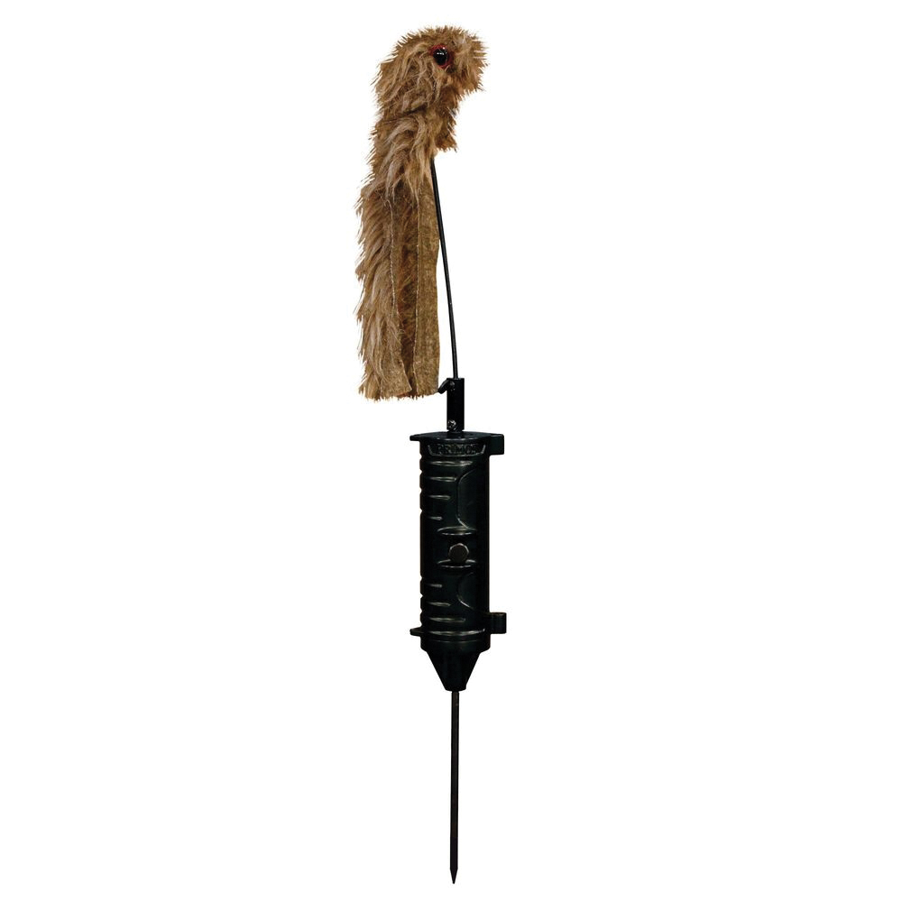 Primos Sit and Spin Predator Crazy Critter's Decoy, Black/Brown - Primos