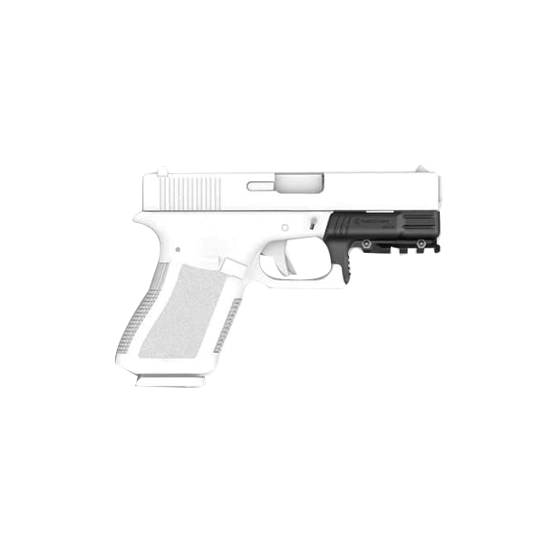 Recover Tactical GR19L Rail Adapter for Glock 19/23 Gen1-2, Black - GR19L01 - Recover Tactical