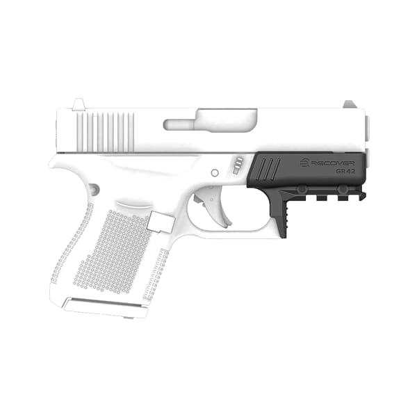 Enhance Glock 42 with Recover Tactical GR42 Rail Adapter - Black for Tactical Precision - GR4201 - Recover Tactical