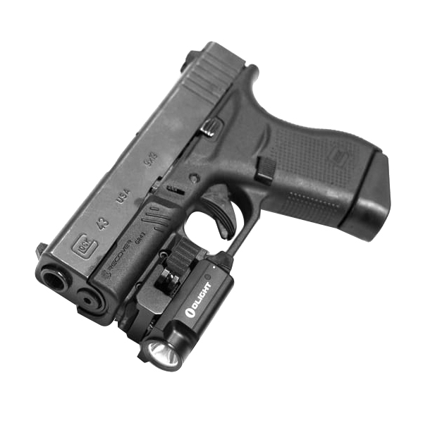 Recover Tactical GR43 Compact Rail Adapter for Glock 43/43X/48, Black - GR4301 - Recover Tactical