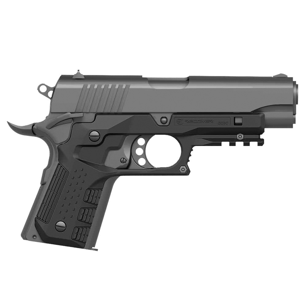 Recover Tactical Grip and Rail System for 1911, Black - CC3C01 - Recover Tactical