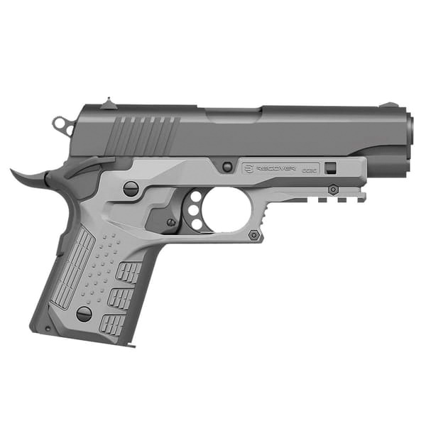 Recover Tactical Grip and Rail System for 1911, Phantom Gray - CC3C04 - Recover Tactical