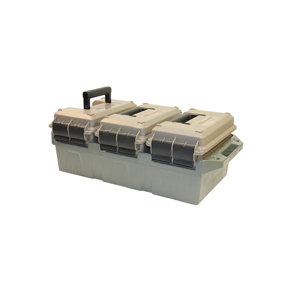 MTM Case Gard .50 Cal Polypropylene Ammo Crate, Army Green/Dark Earth - AC3C - Mtm Case Gard
