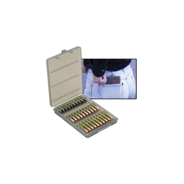 MTM Case Gard .17 HM2 Polypropylene Ammo Wallet, Clear Smoke - W302241 - Mtm Case Gard