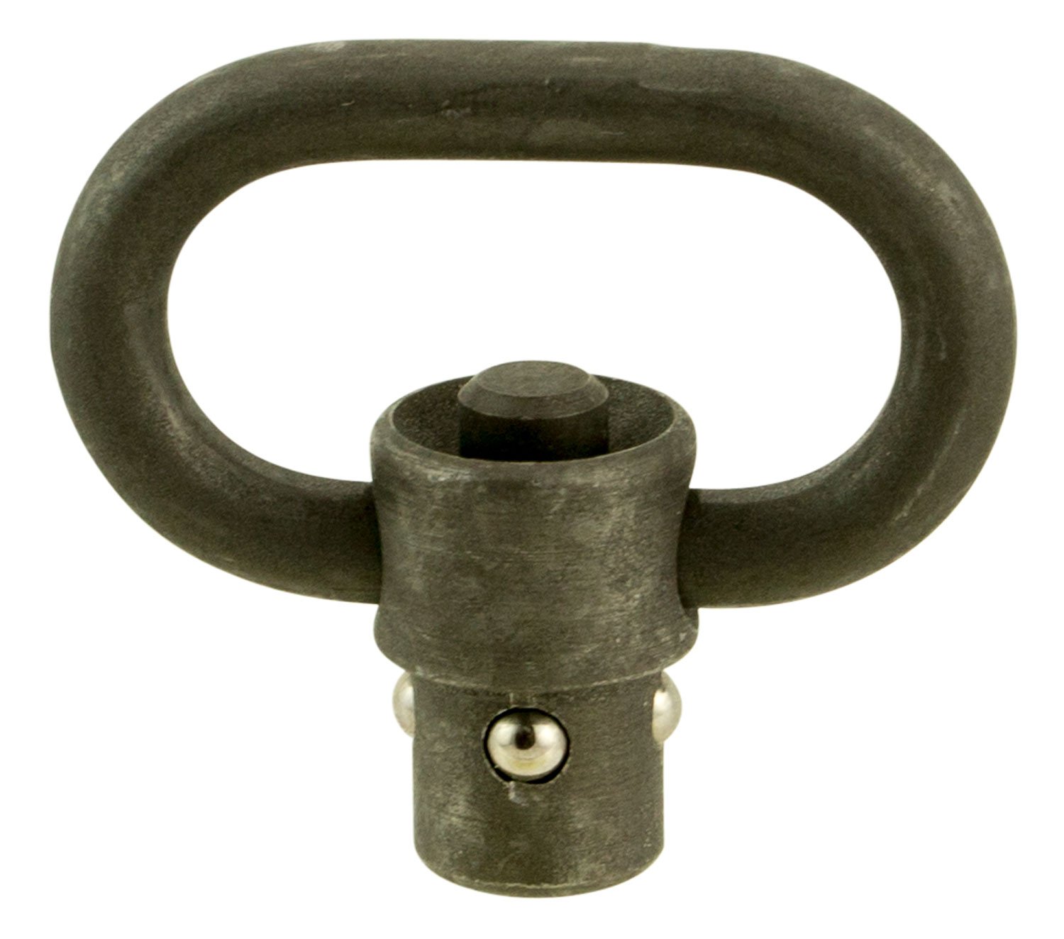 Blue Force Gear 1" Push Button QD Sling Swivel, Matte Phosphate Black - P-PB-100 - Blue Force Gear