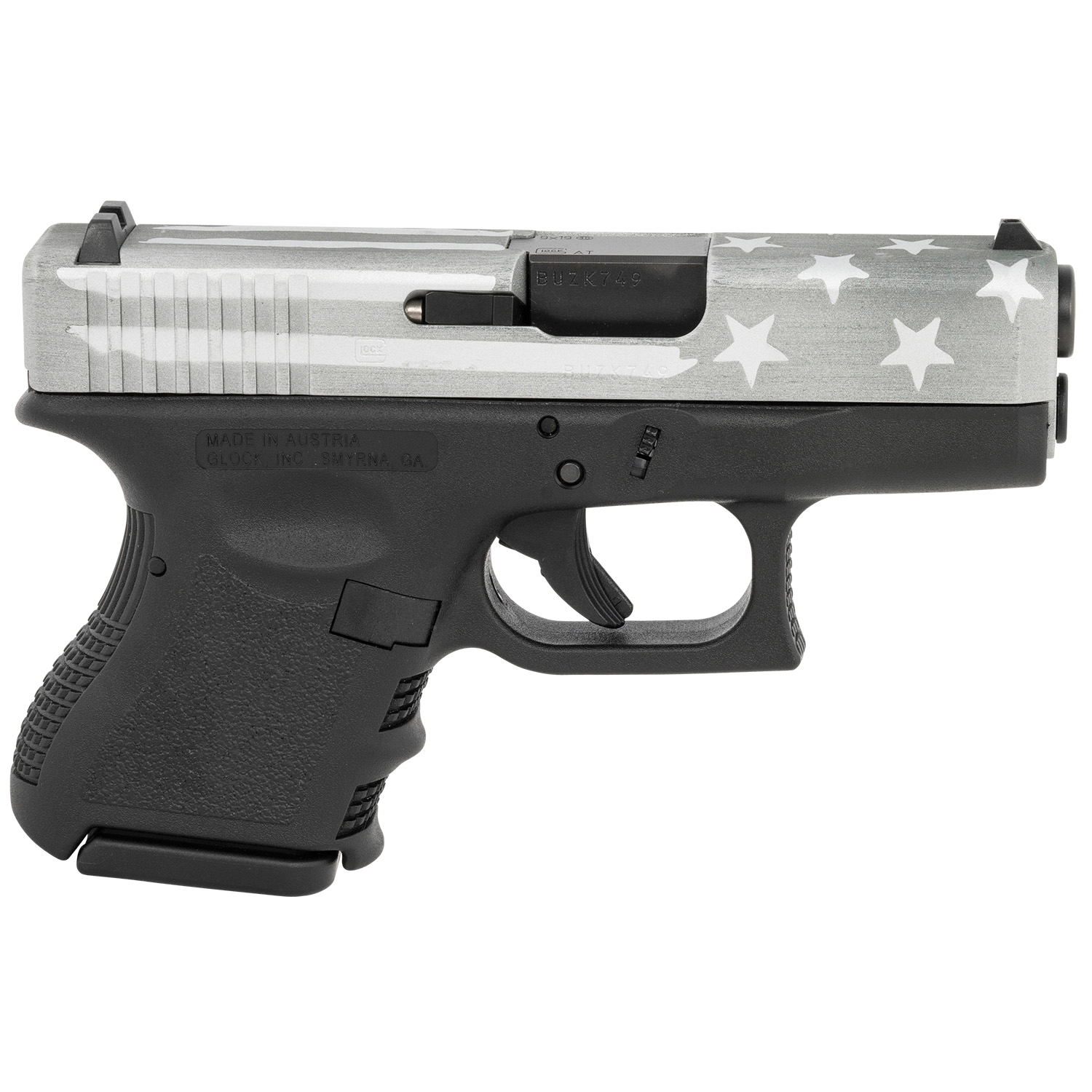 Glock 26 Gen 3 9mm 3.43" 10+1rds, Black - PI2650204BWFS - Glock
