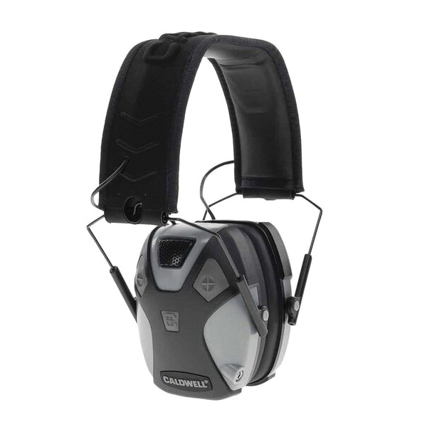 Caldwell E-Max Pro Earmuff 23 dB in Black/Gray - Enhanced Shooting Comfort - 1099602 - Caldwell