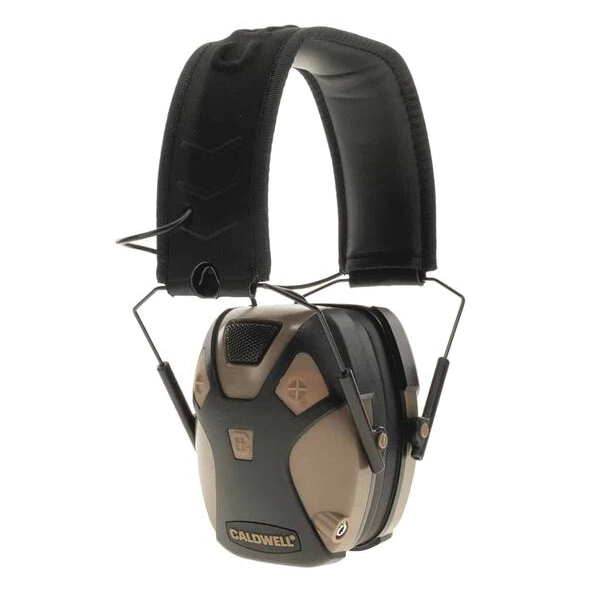Caldwell E-Max Pro Earmuff 23 dB in Black/Flat Dark Earth - Stylish Hearing Protection - 1099603 - Caldwell