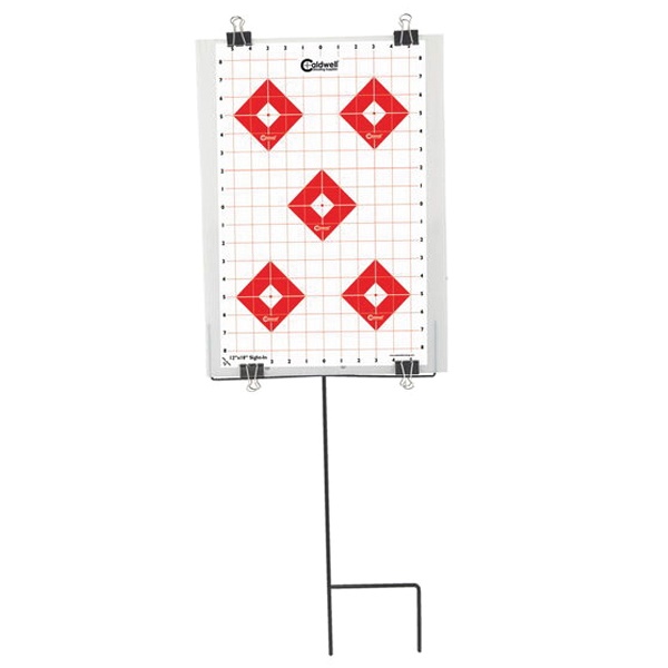 Caldwell Ultra Portable Target Stand Kit - Black/Red/White - 110005 - Caldwell