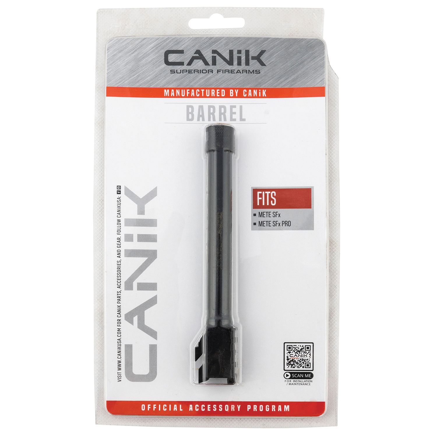 Century Arms Barrel for Canik Mete SFX Pro, Black - PACN0023 - Century Arms