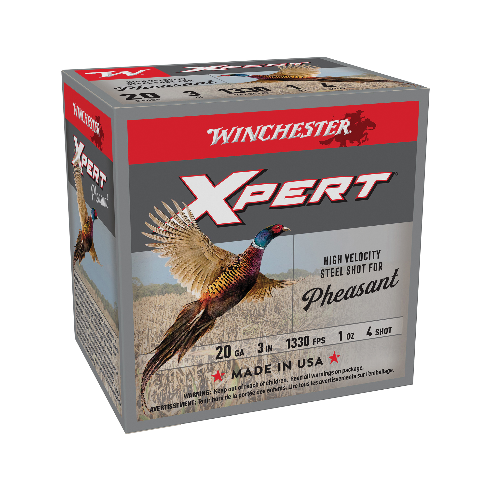 Winchester Xpert Pheasant 20 Gauge 3" #4 1 oz - 25rds - WEXP2034 - Winchester