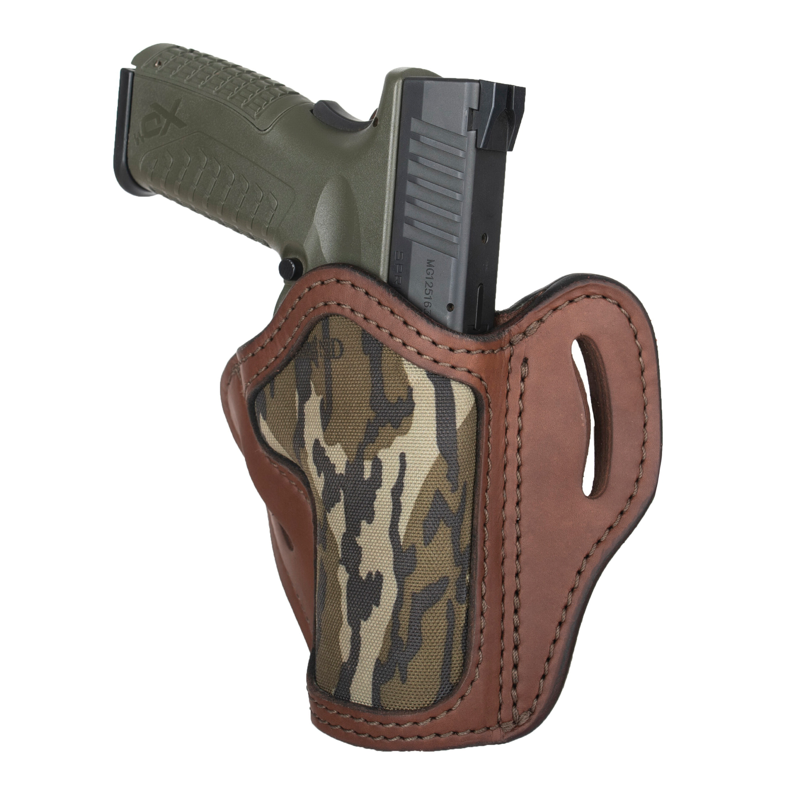 1791 Gunleather Optic Ready Springfield XDM Leather OWB Right Holster 2.40 - MOBH24BRWR - 1791 Gunleather