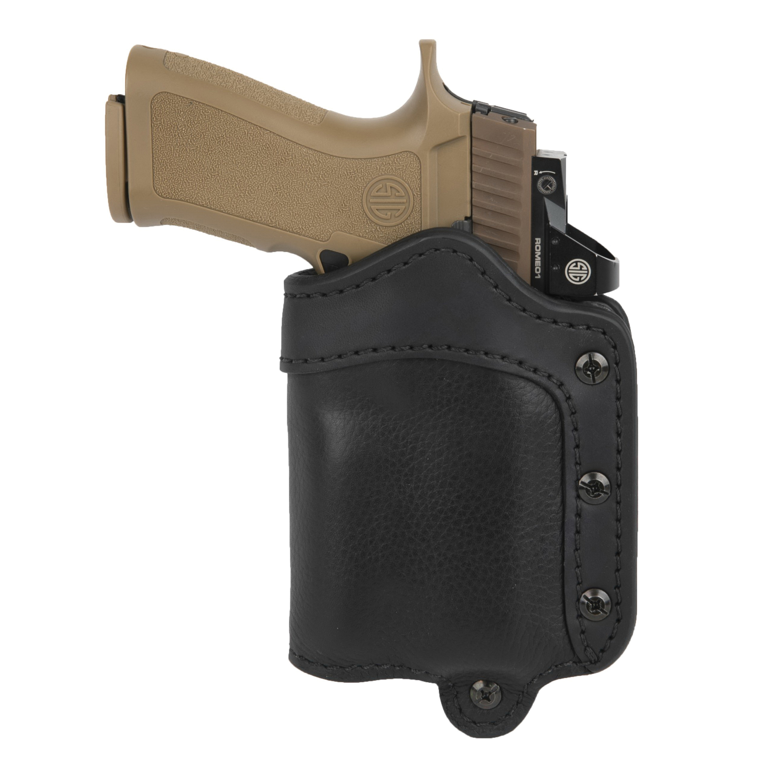 1791 Gunleather Light Bearing Springfield XDM Leather OWB Right Holster 2.40 - UCLB24NSBR - 1791 Gunleather