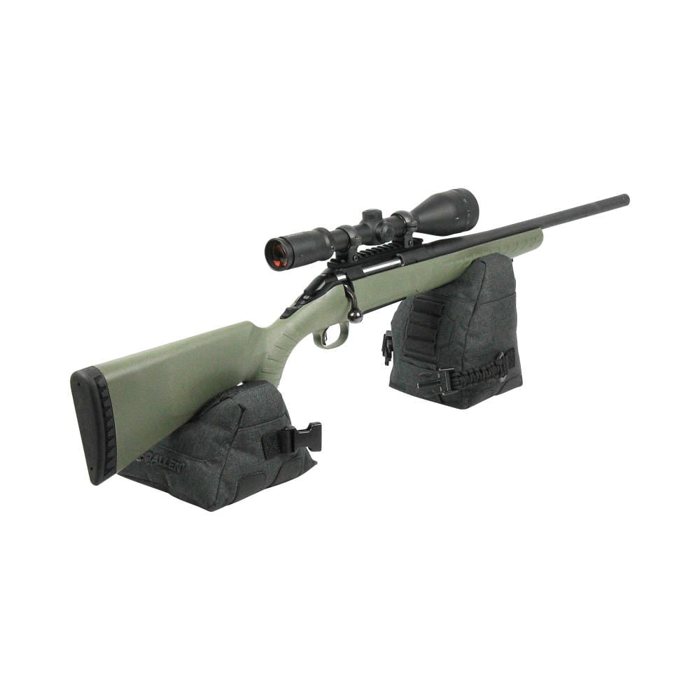 Allen Eliminator Polyester Filled Front and Rear Premium Shooting Rest Combo, Gray - 18417 - Allen