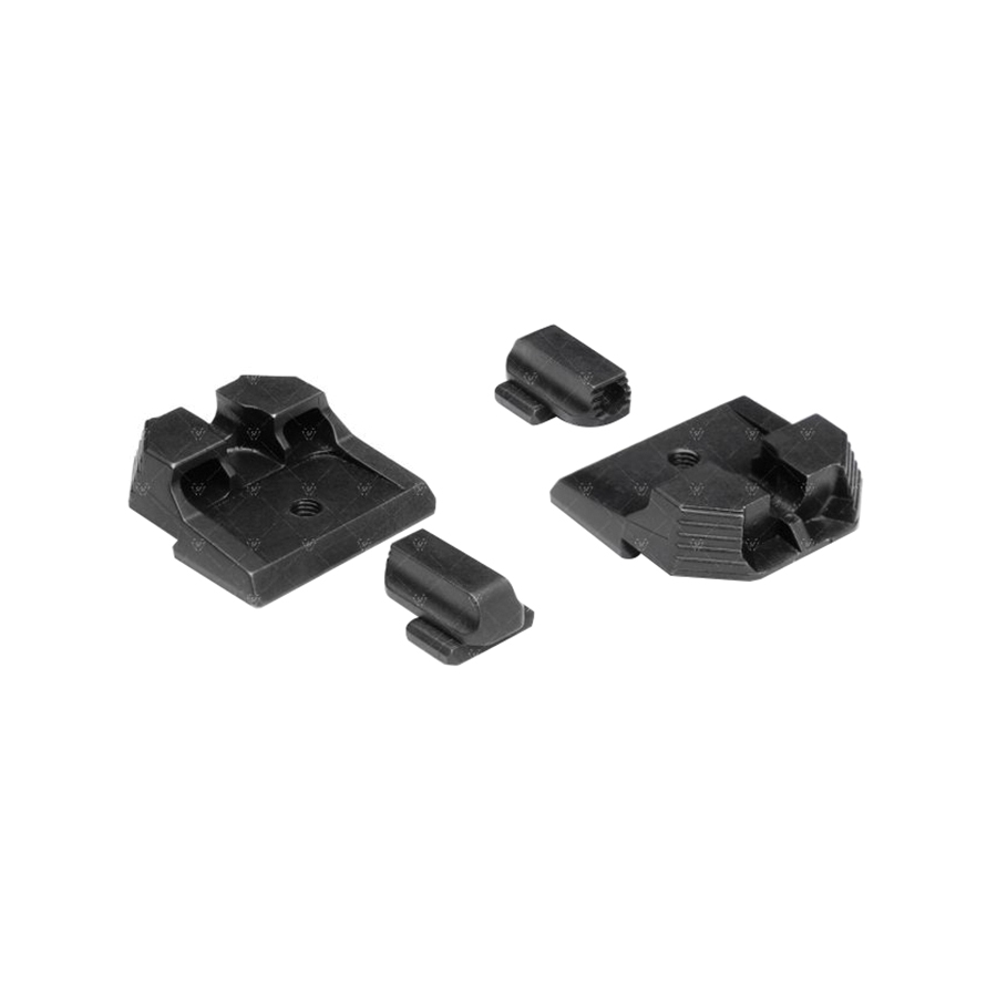 Strike Industries Iron Sight Front/Rear, Black - SI-MP9-SIGHTS-STN - Strike Industries