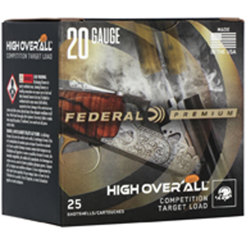 Federal Premium High Over All 20 Gauge 2.75" #9 0.87 oz - 25rds - HOA20H9 - Federal