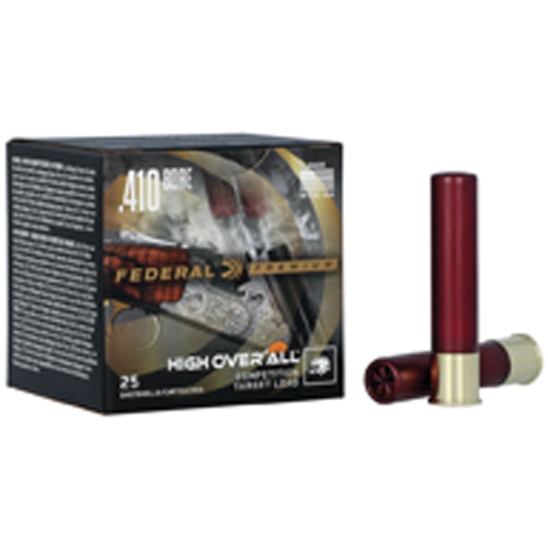 Federal Premium High Over All .410 Gauge 2.50" #9 0.50 oz - 25rds - HOA410H9