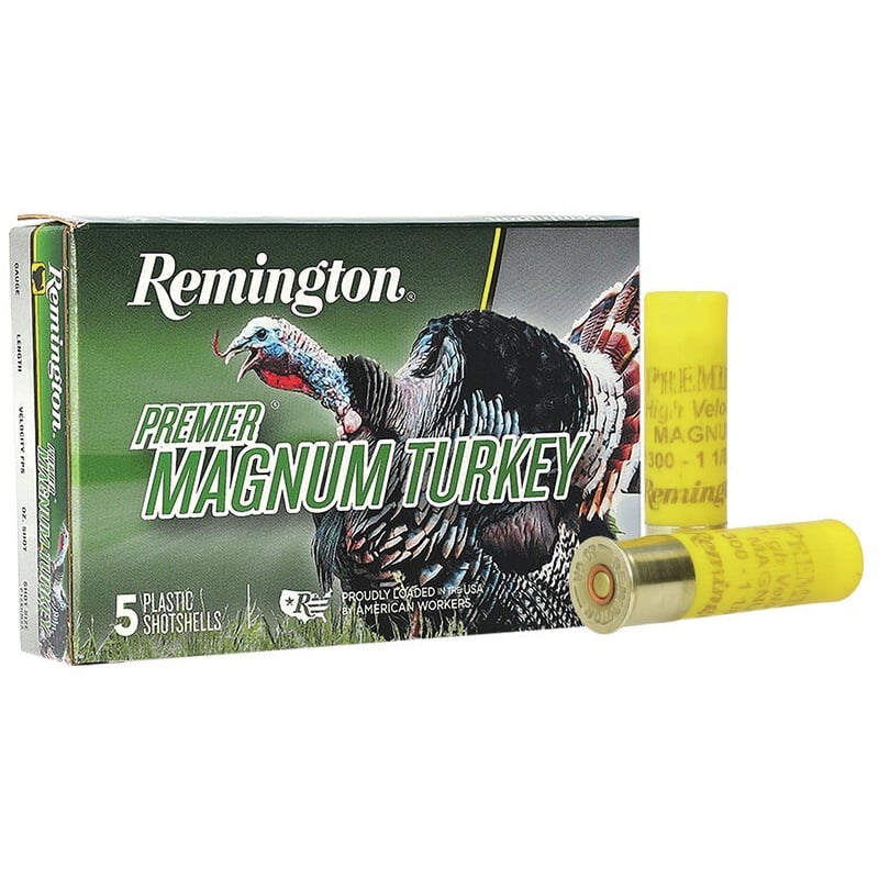 Remington Premier Magnum Turkey High Velocity 20 Gauge 3" #5 1.12 oz - 5rds - 20119 - Remington