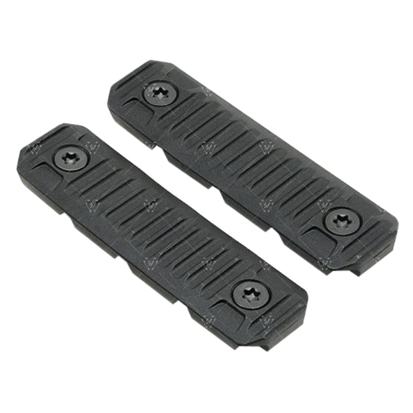 Strike Industries Long Cable Management Cover for M-LOK Rails, Black - SI-AR-CM-COVER-L-BK - Strike Industries