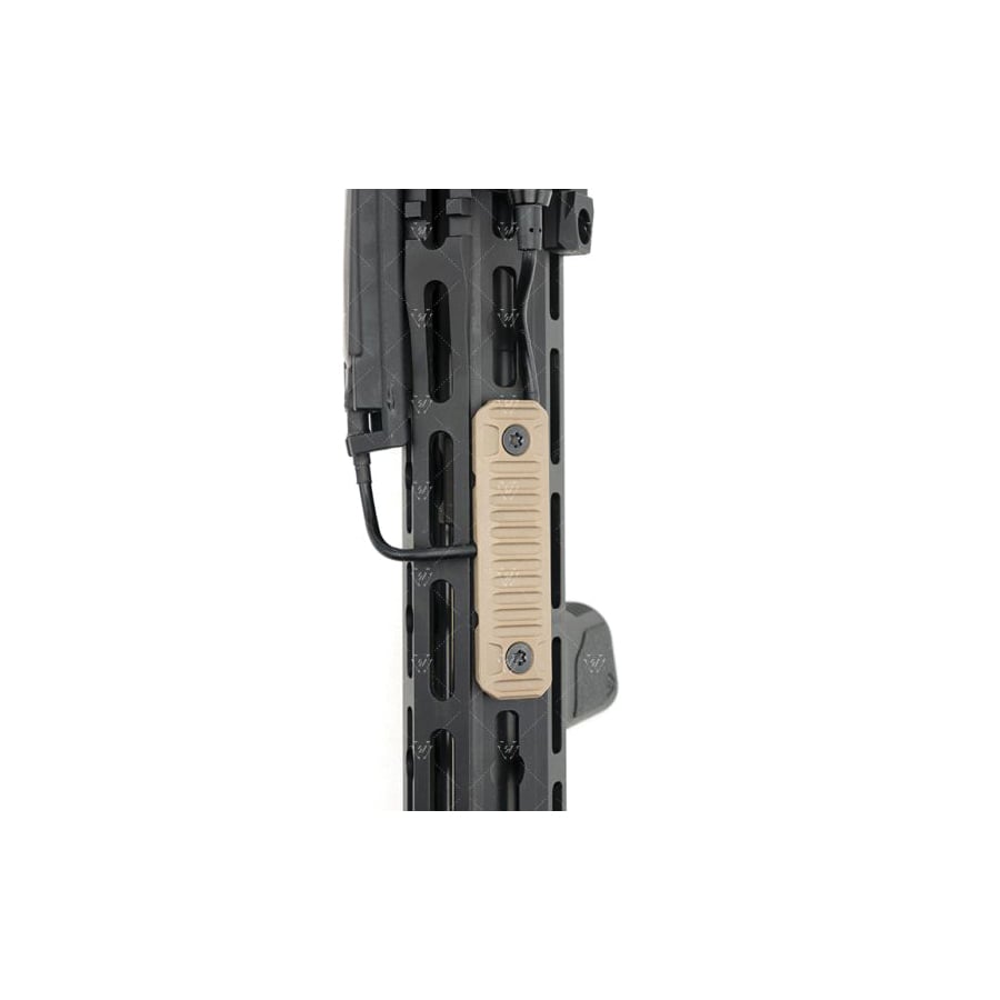 Strike Industries Long Cable Management Cover for M-LOK Rails - SI-AR-CM-COVER-L-FDE - Strike Industries