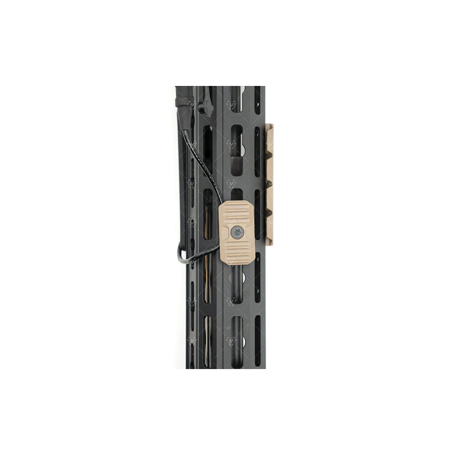 Strike Industries Short Cable Management Cover for M-LOK Rails - SI-AR-CM-COVER-S-FDE - Strike Industries
