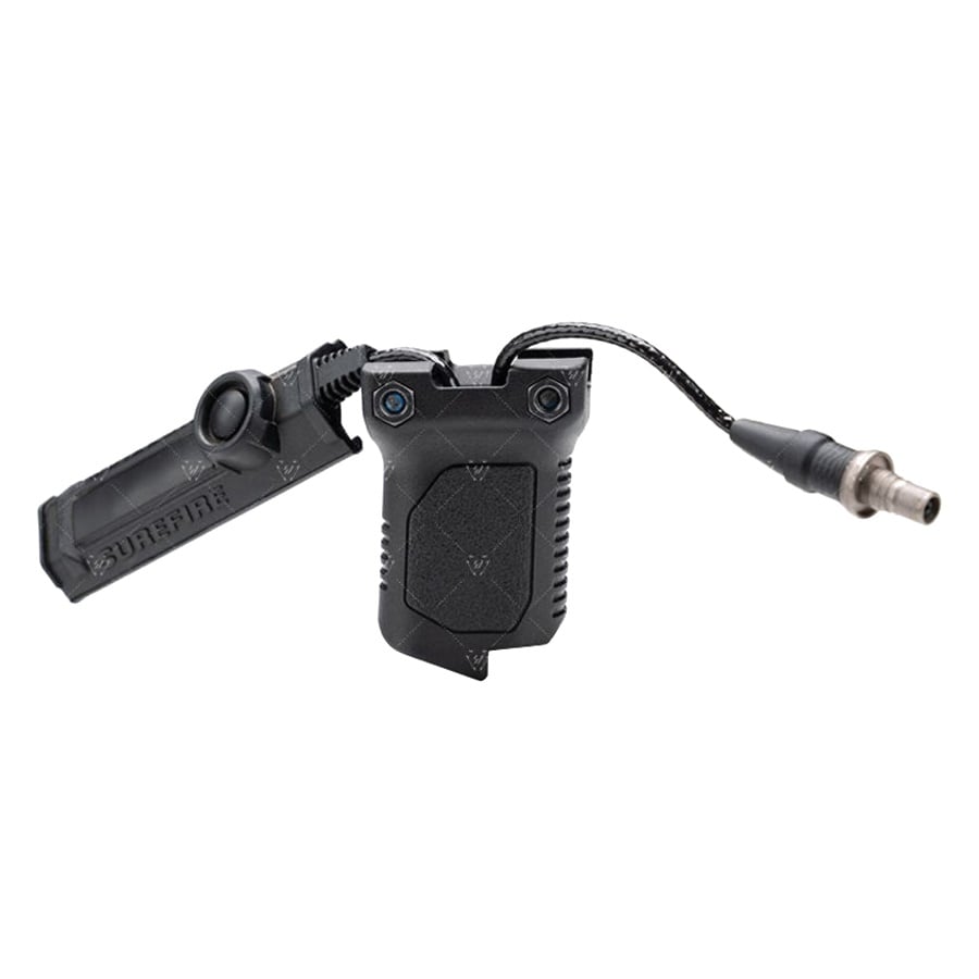 Strike Industries Short Angled Vertical Grip for 1913, Black - SI-AR-CMAG-RAIL-S-BK - Strike Industries