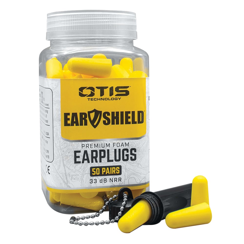 Otis Ear Shield Foam Earplug - 33 dB, Yellow, Hearing Protection - FGESHFPNC50 - Otis