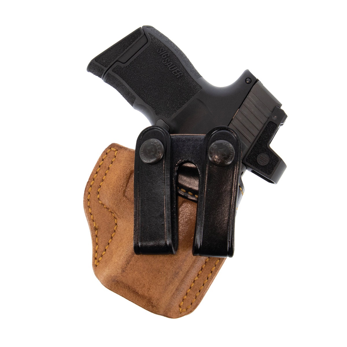 Galco Royal Guard 2.0 Sig P365 SAS Horsehide IWB Holster Right, Black/Natural - RG838RB - Galco