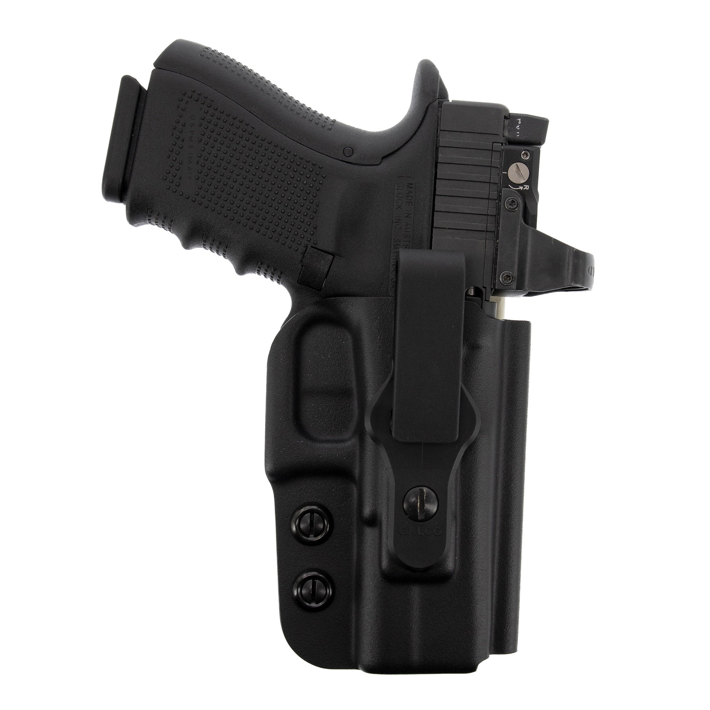 Galco Triton 3.0 Glock 23 Gen 2-5 Kydex IWB Holster Right, Black - TR3226RB - Galco