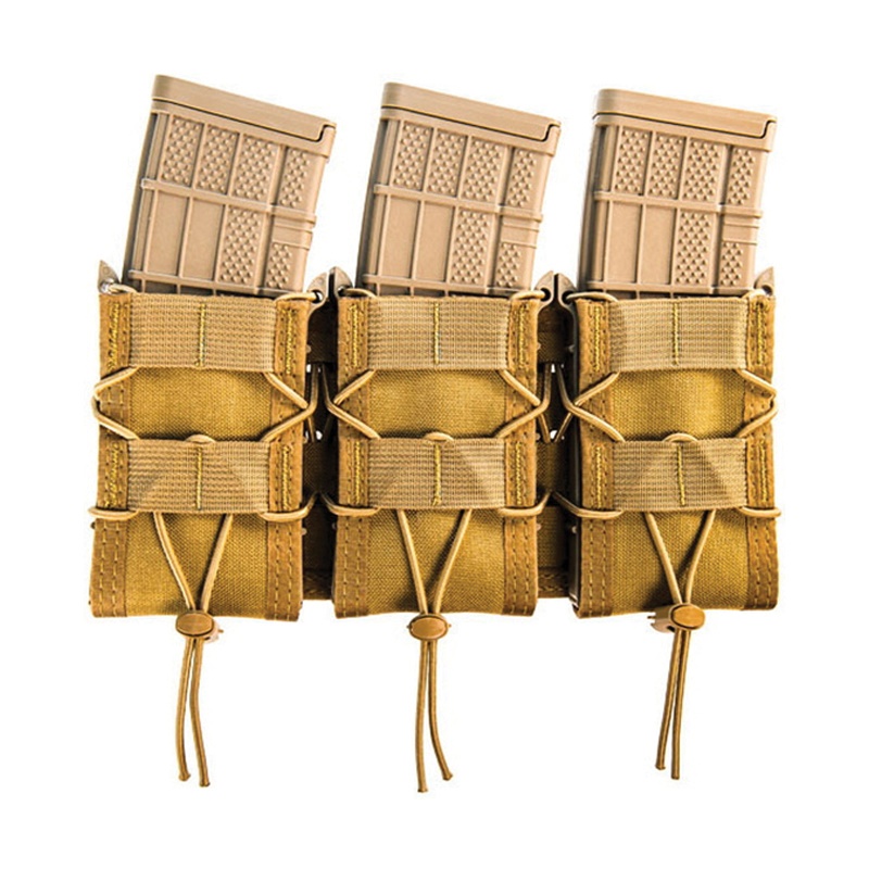 High Speed Gear Nylon TACO Shingle Triple Rifle Magazine Pouch, Coyote Brown - 45TA00CB - High Speed Gear Inc.