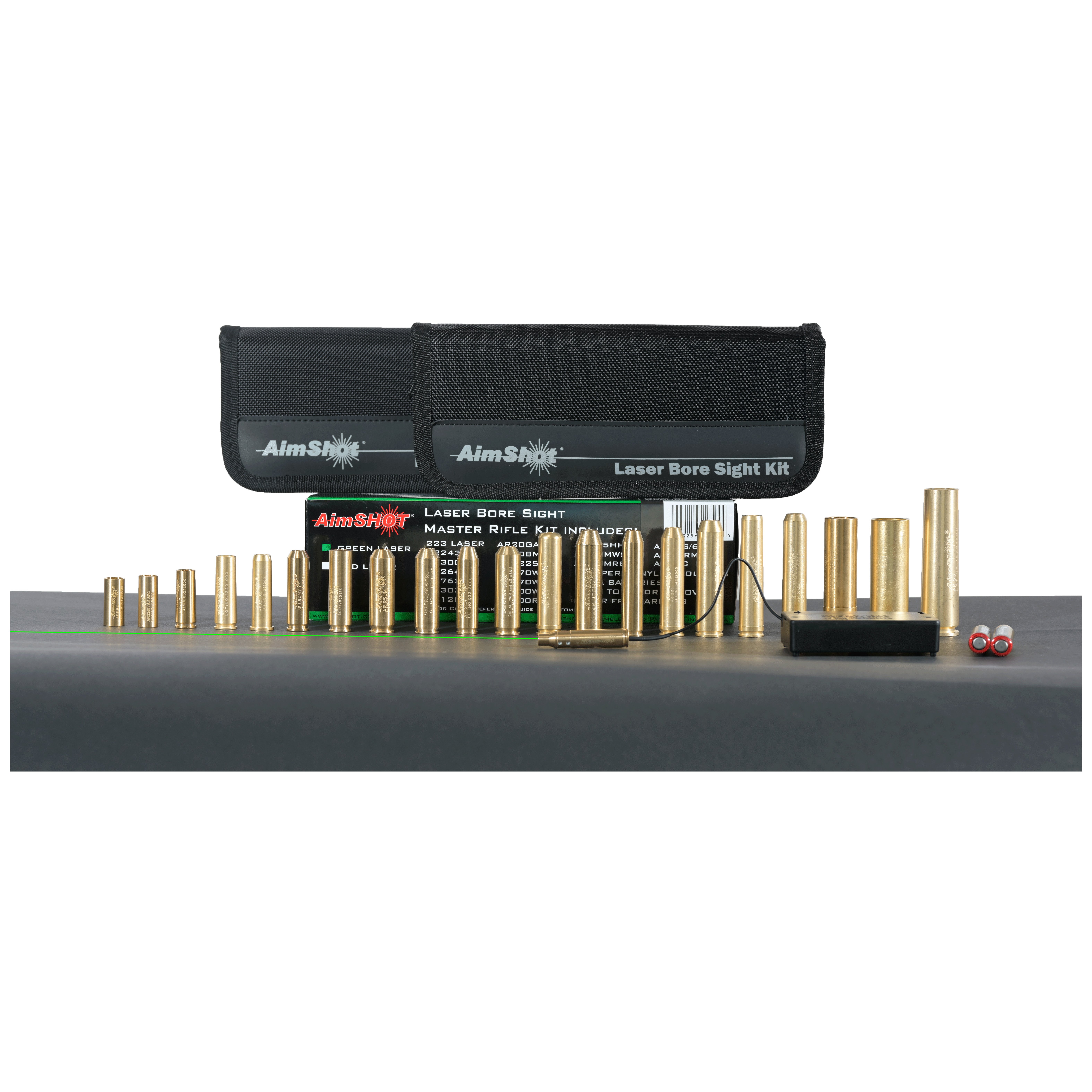 AimShot Master 2 Bore Sight Kit - KT-MASTER2-GREEN - Aimshot