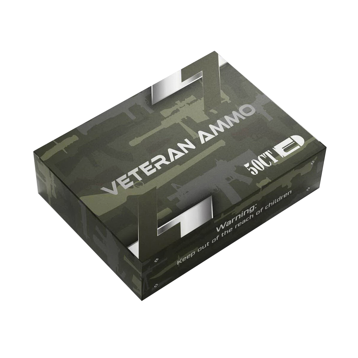 Hyperion Munitions Veteran 9mm 124 gr FMJ Ammo, 50rds - HMBX909