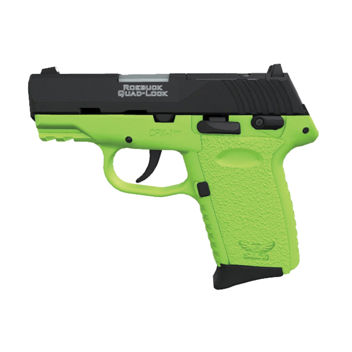 SCCY CPX-1 Gen 3 9mm 3.10" 10+1rds, Lime Green - CPX1CBLGG3 - Sccy
