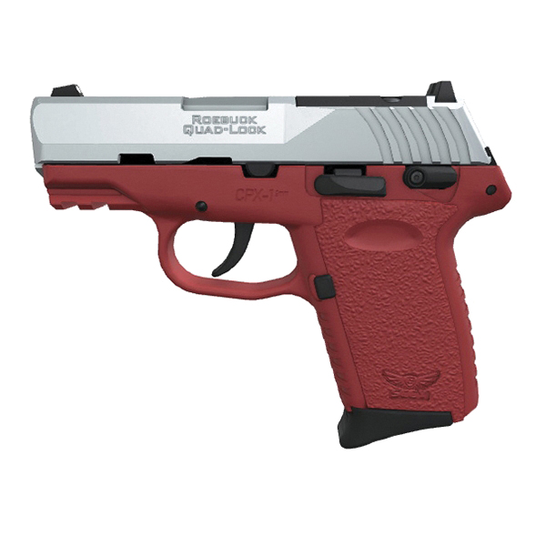 SCCY CPX-1 Gen 3 9mm 3.10" 10+1rds, Crimson Red - CPX1TTCRG3 - Sccy