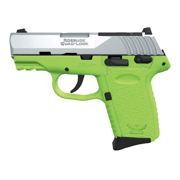 SCCY CPX-1 Gen 3 9mm 3.10" 10+1rds, Lime Green - CPX1TTLGG3 - Sccy