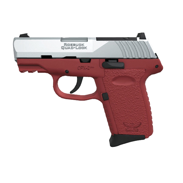 SCCY CPX-2 Gen 3 9mm 3.10" 10+1rds, Crimson Red - CPX2TTCRG3 - Sccy