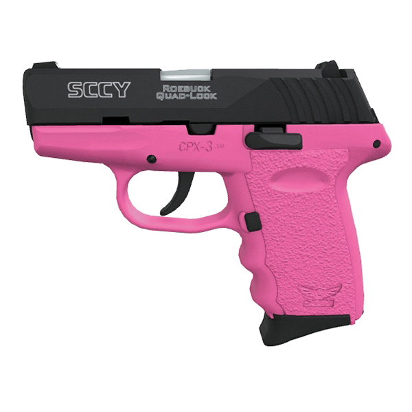 SCCY CPX-3 .380 ACP 2.96" 10+1rds, Pink - CPX-3CBPK - Sccy
