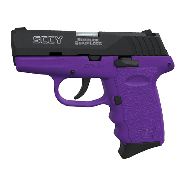 SCCY CPX-3 .380 ACP 2.96" 10+1rds, Purple - CPX-3CBPU - Sccy