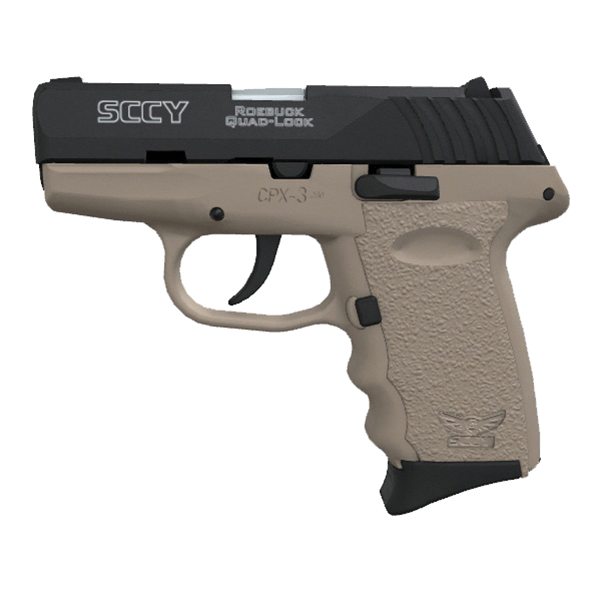 SCCY CPX-3 .380 ACP 2.96" 10+1rds, Flat Dark Earth - CPX-3CBDE - Sccy