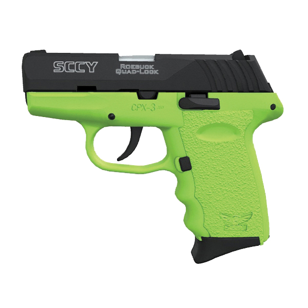 SCCY CPX-3 .380 ACP 2.96" 10+1rds, Lime Green - CPX-3CBLG - Sccy